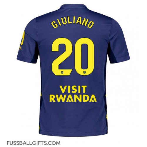 Atletico Madrid Giuliano Simeone #20 Fußballbekleidung Auswärtstrikot 2025-26 Kurzarm